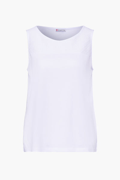 Top (sans manches) Blanc - STREET ONE