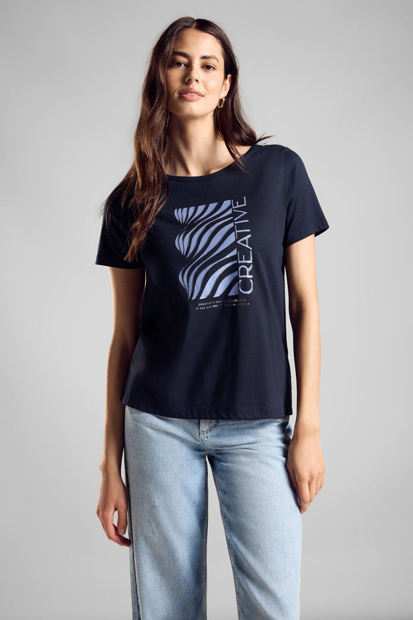 T-shirt (manches courtes) Bleu - STREET ONE