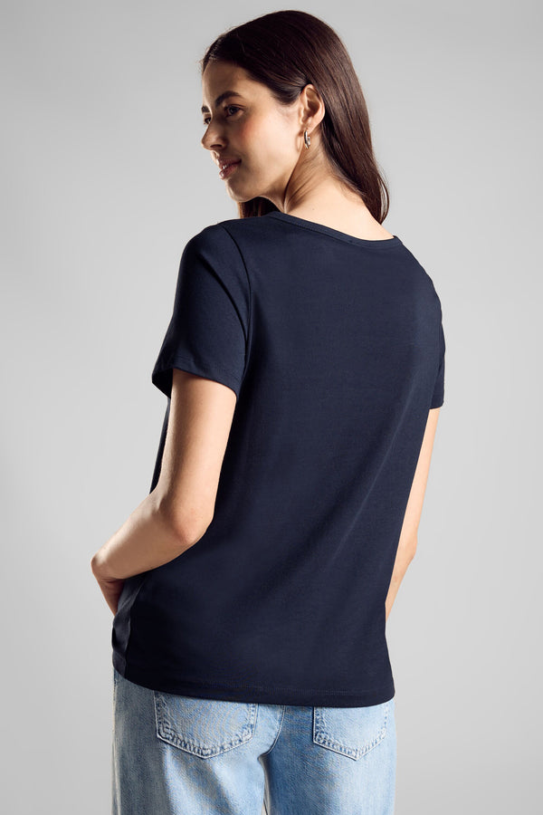 T-shirt (manches courtes) Bleu - STREET ONE