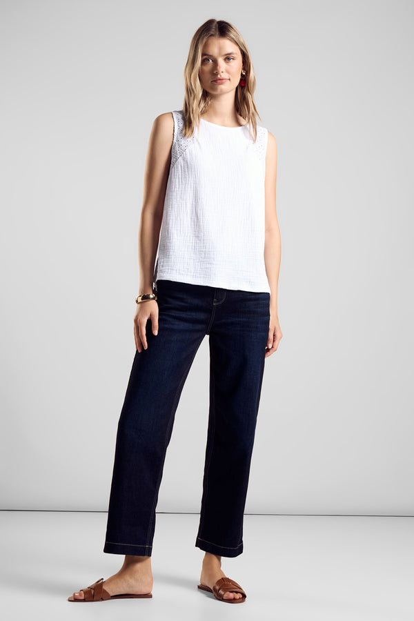 Top (sans manches) Blanc - STREET ONE