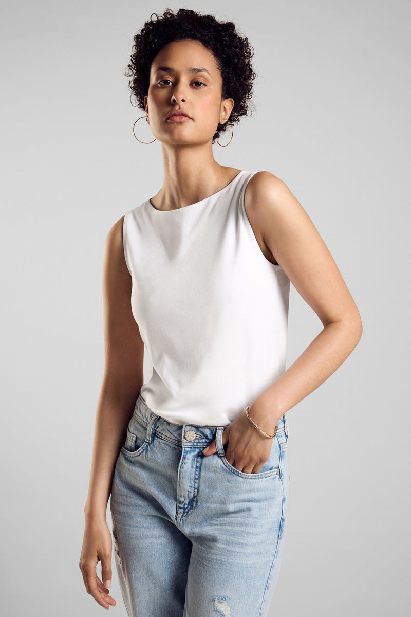 Top (sans manches) Blanc - STREET ONE