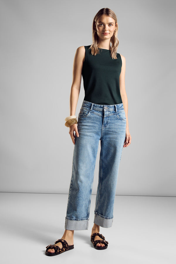 Top (sans manches) Vert - STREET ONE