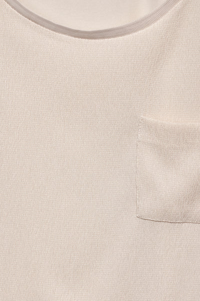 Top uni manches courtes Beige - STREET ONE
