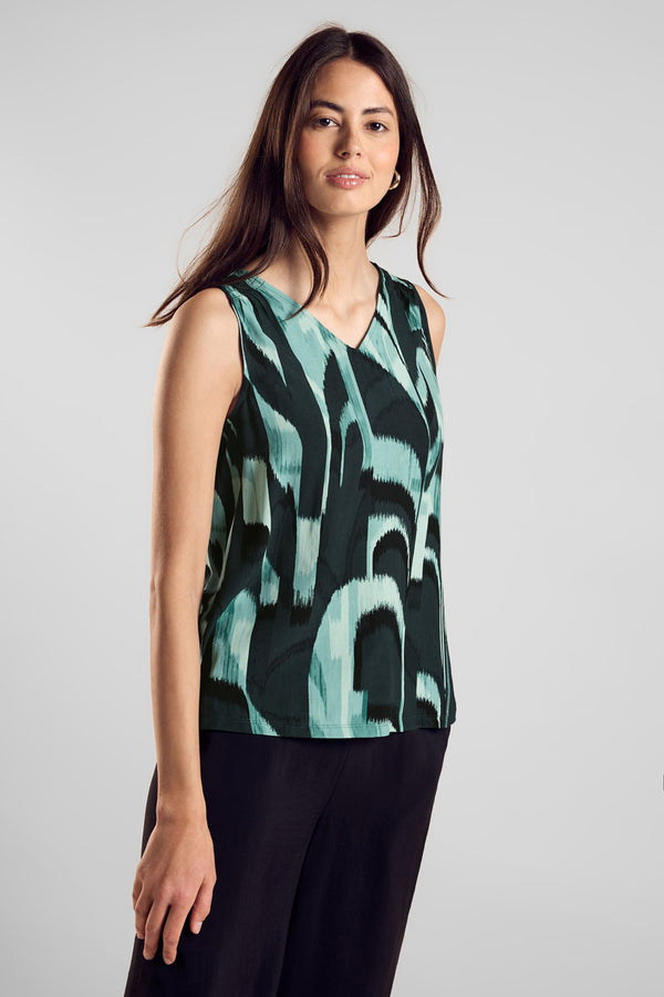 Top (sans manches) Vert - STREET ONE