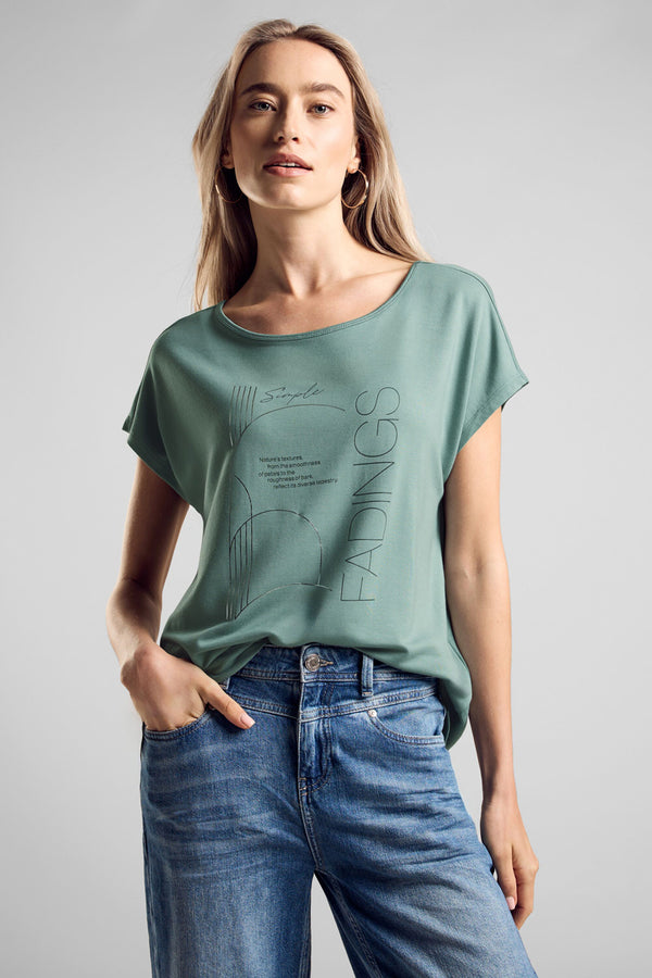 Top (sans manches) Vert - STREET ONE