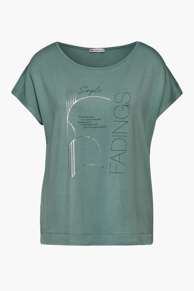 Top (sans manches) Vert - STREET ONE