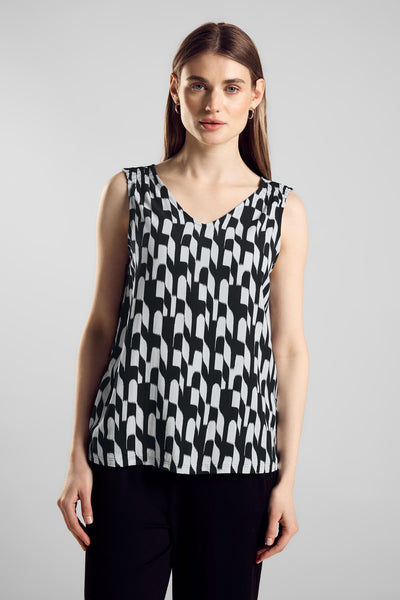 Top (zonder mouwen) Zwart - STREET ONE