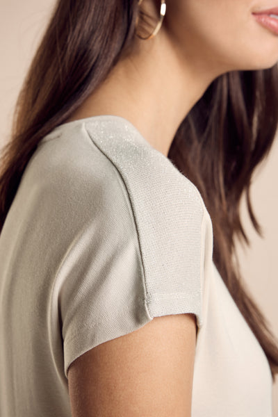 Top (korte mouwen) Beige - STREET ONE