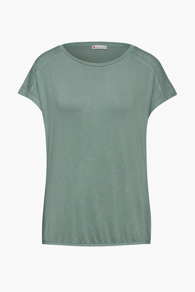 Top (korte mouwen) Groen - STREET ONE