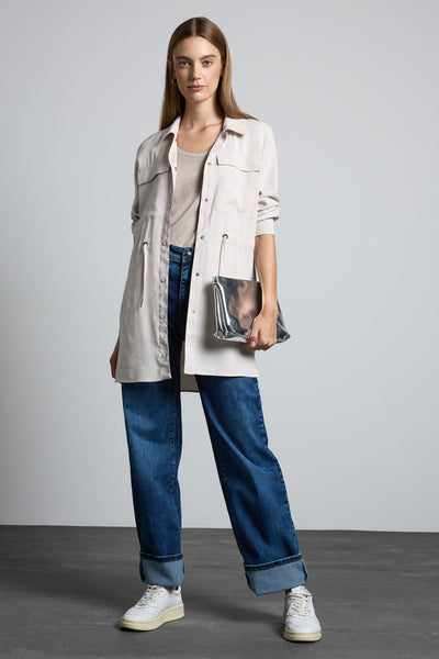 Top uni manches courtes Beige - STREET ONE