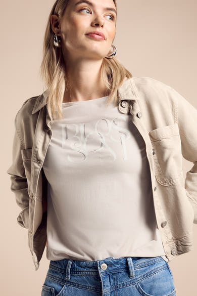 T-shirt à manches courtes - beige