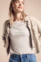 T-shirt à manches courtes - beige