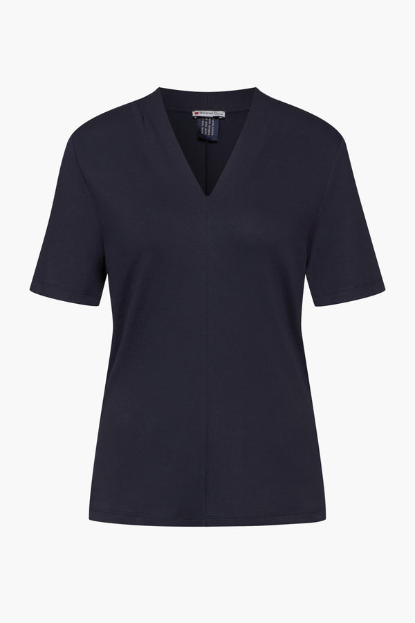 Top uni manches courtes Bleu - STREET ONE
