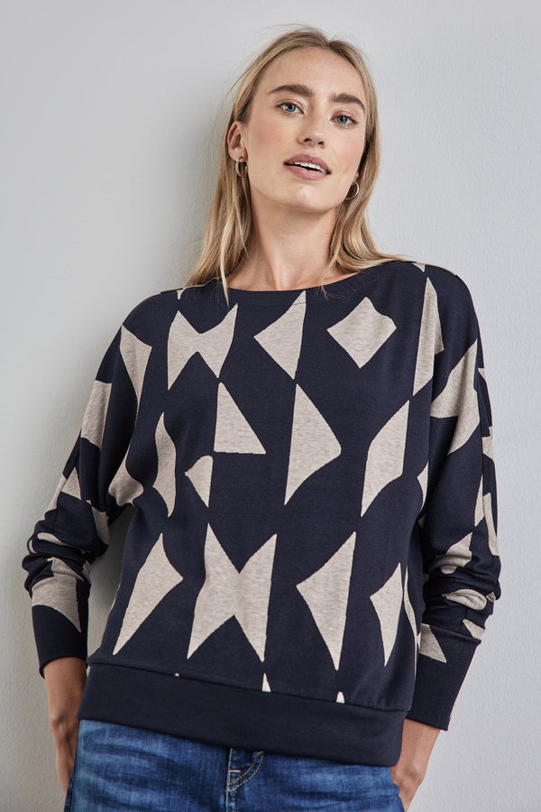 T-shirt (manches longues) Bleu - STREET ONE