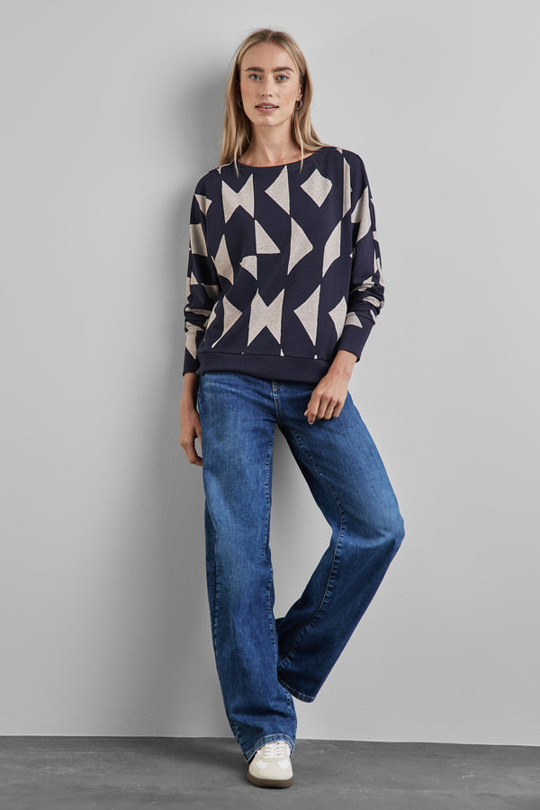 T-shirt (manches longues) Bleu - STREET ONE
