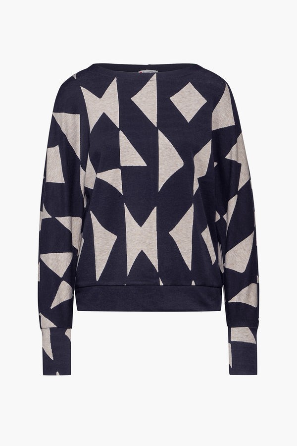 T-shirt (manches longues) Bleu - STREET ONE