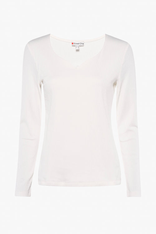Top (lange mouwen) Ecru - STREET ONE