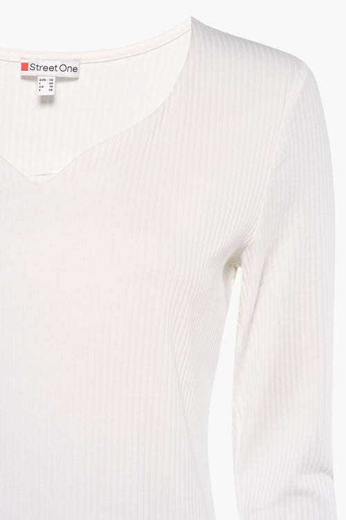 Top (lange mouwen) Ecru - STREET ONE