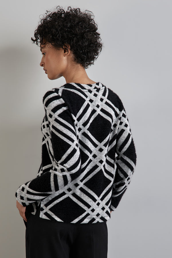 Pull col rond Noir - STREET ONE