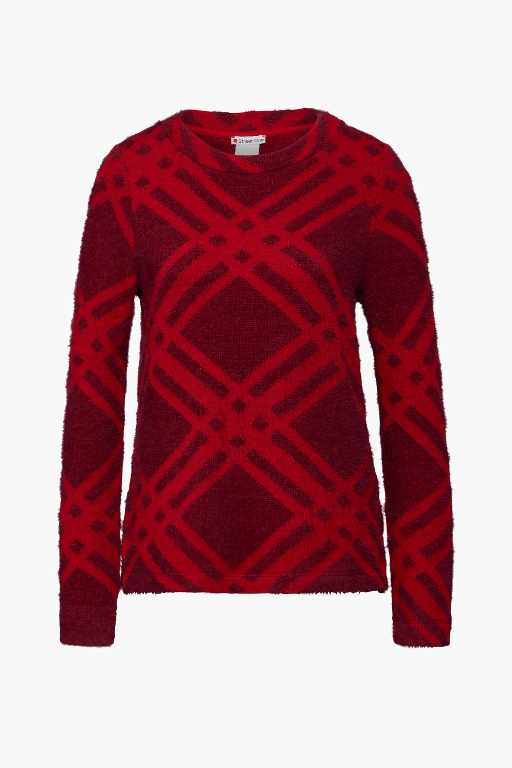 Trui met ronde hals Rouge - STREET ONE