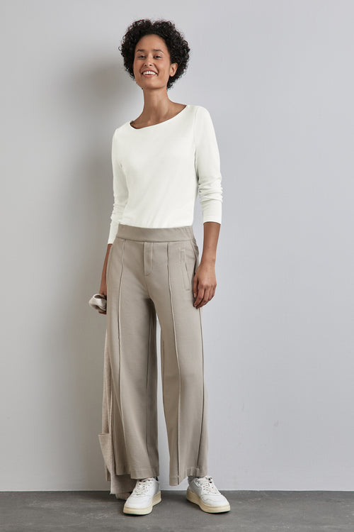 T-shirt met lange mouwen - ecru