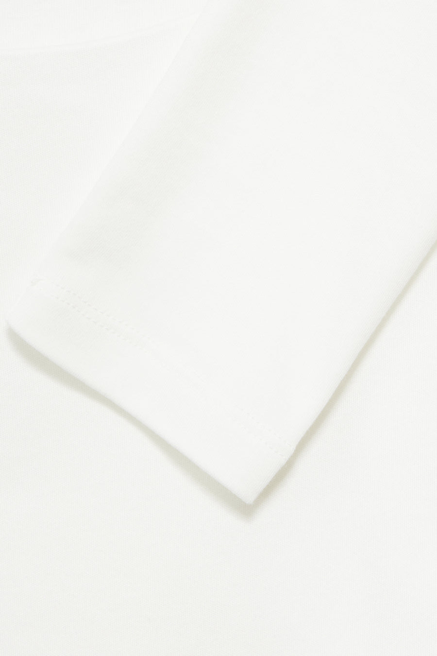 T-shirt à manches longues écru de STREET ONE, détail du poignet cousu sur un tissu uni.