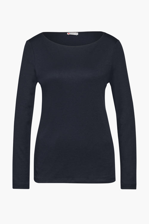 T-shirt met lange mouwen - blauw