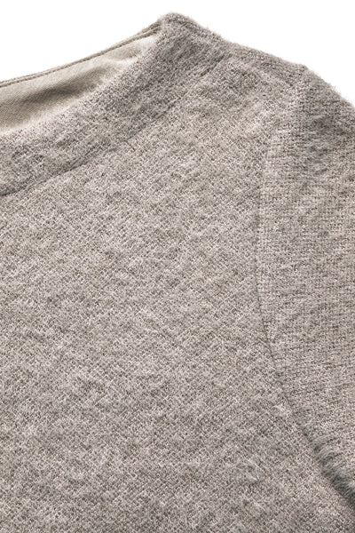 Pull col rond beige, par STREET ONE, en maille texturée douce.