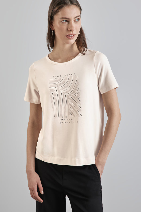 Top uni manches courtes Blanc - STREET ONE