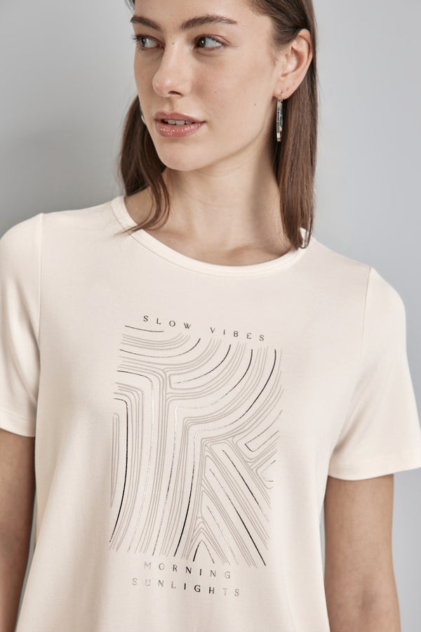 Top uni manches courtes Blanc - STREET ONE
