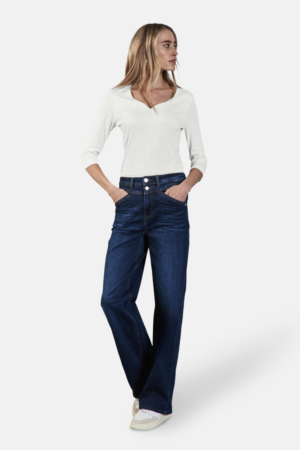 Top uni manches courtes Blanc - STREET ONE