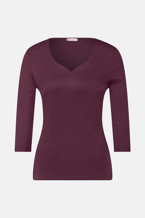 Top uni manches courtes Rouge - STREET ONE