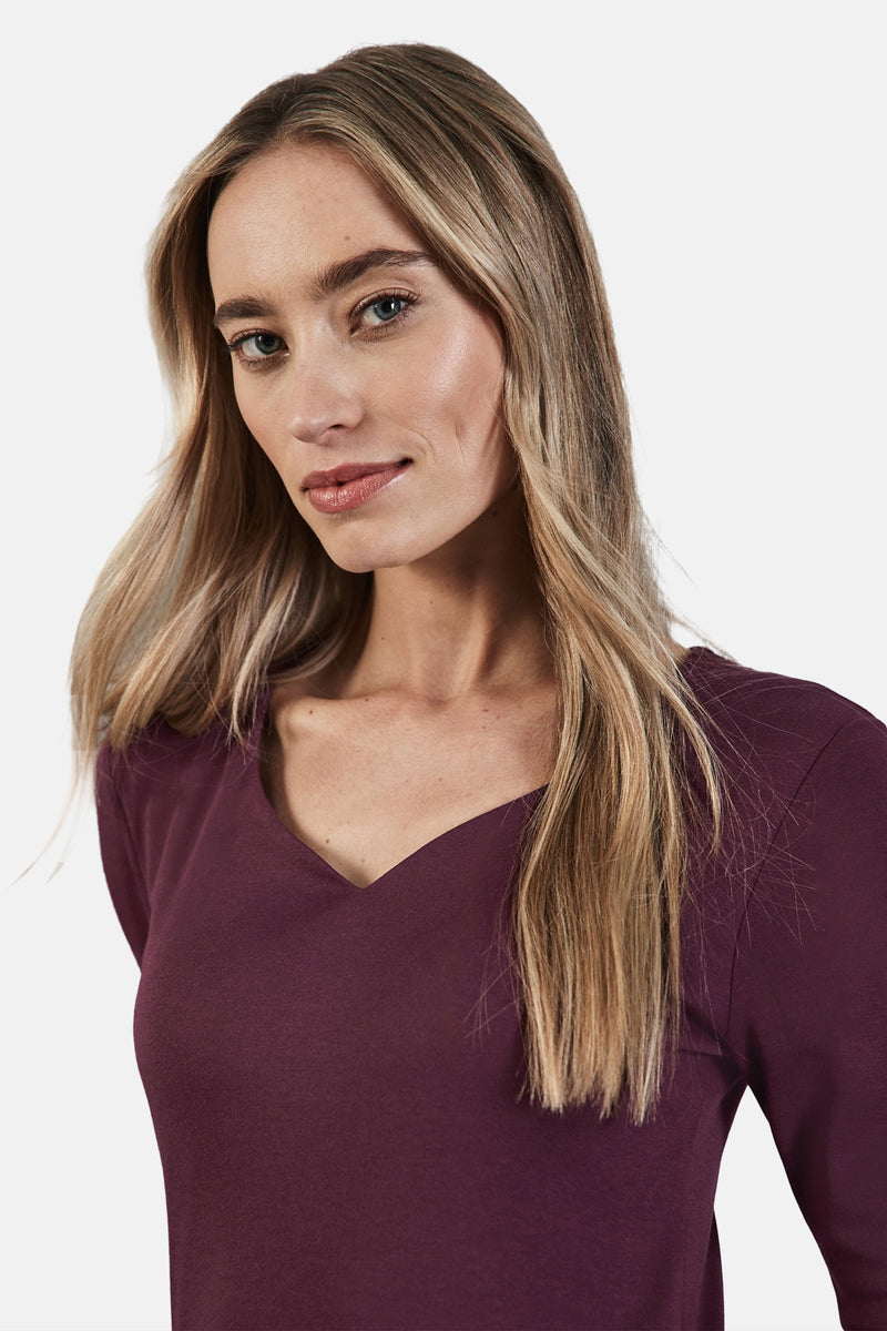 Top uni manches courtes Rouge - STREET ONE