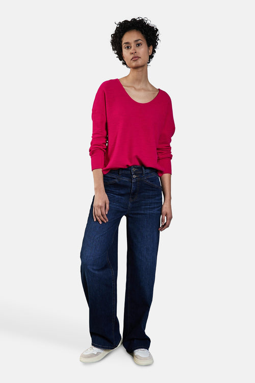 T-shirt (lange mouwen) Roze - STREET ONE