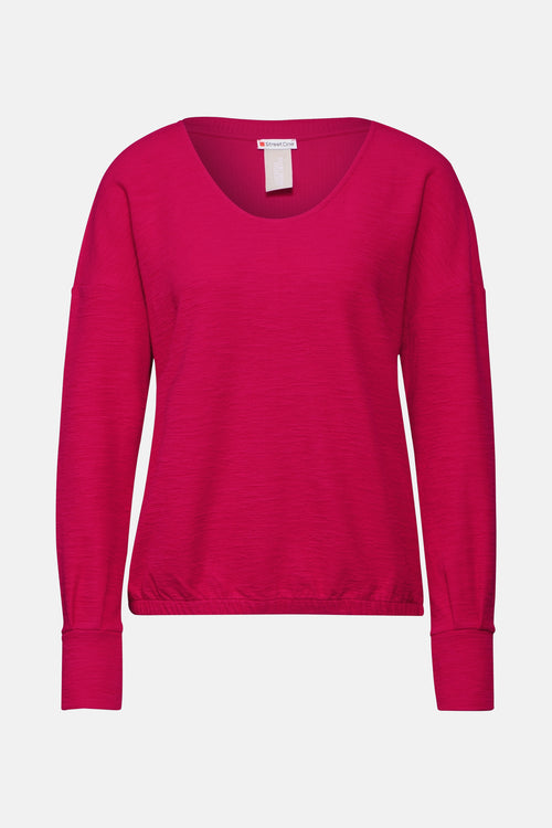 T-shirt (lange mouwen) Roze - STREET ONE
