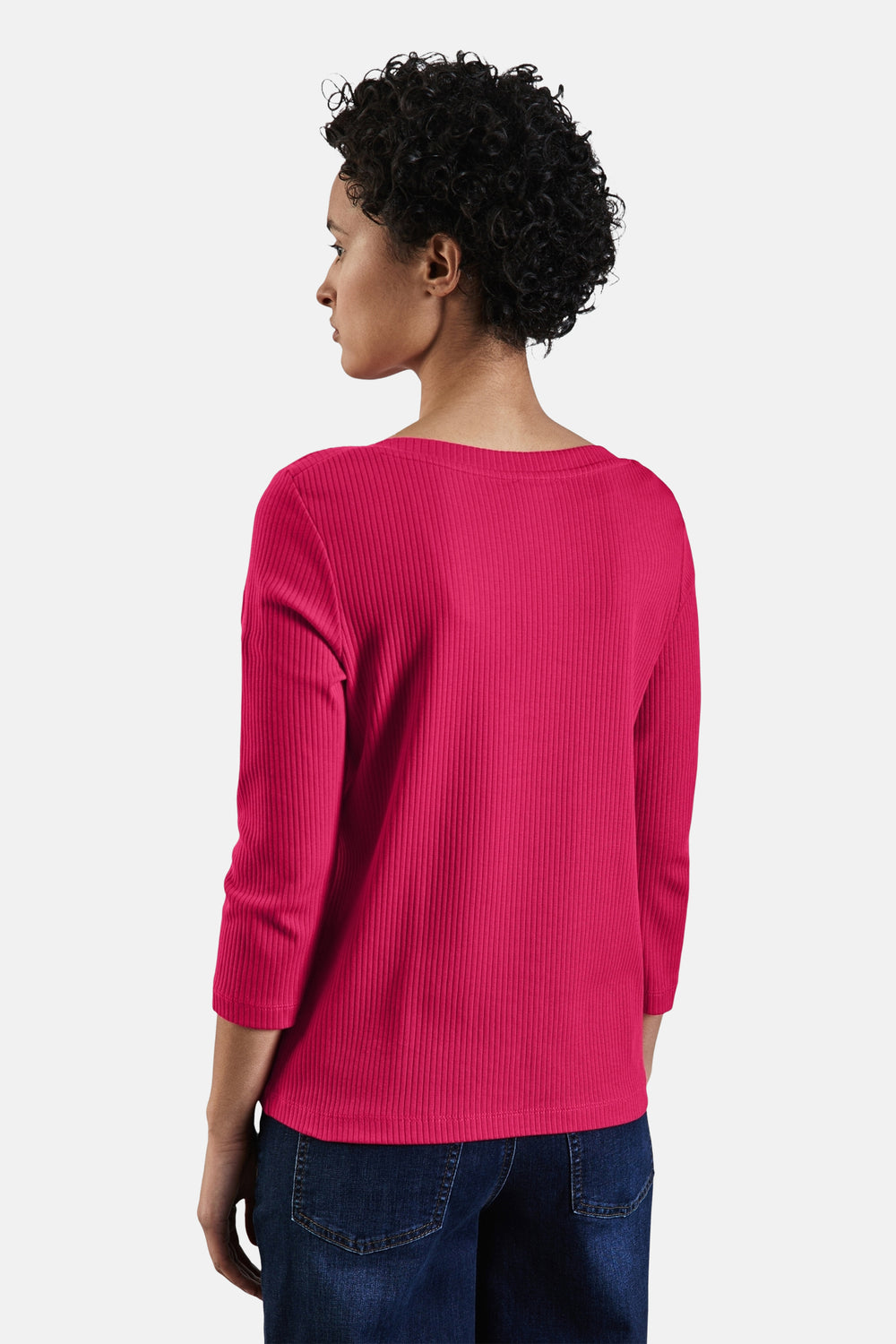 Top (korte mouwen) Roze - STREET ONE
