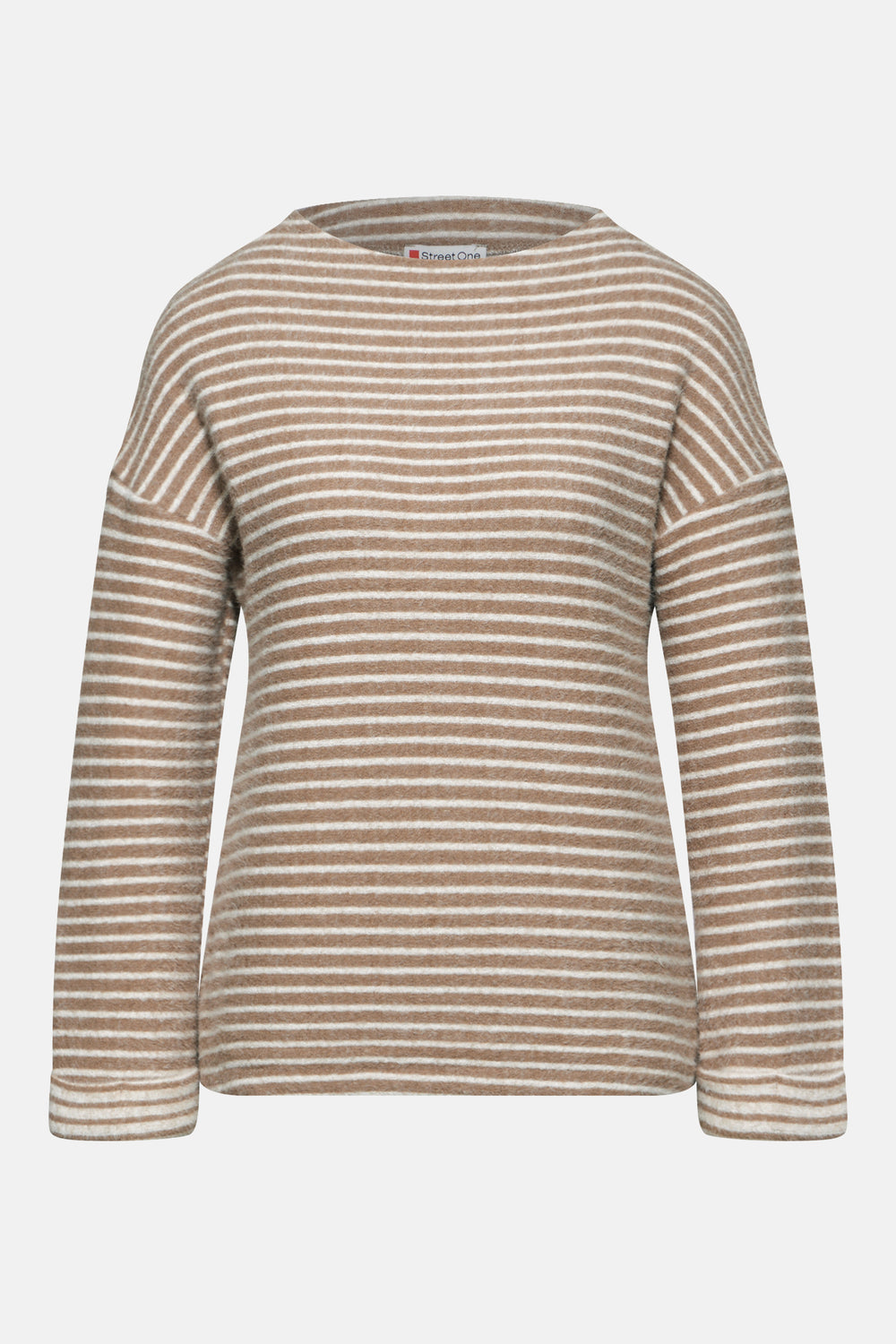 T-shirt (lange mouwen) Beige - STREET ONE