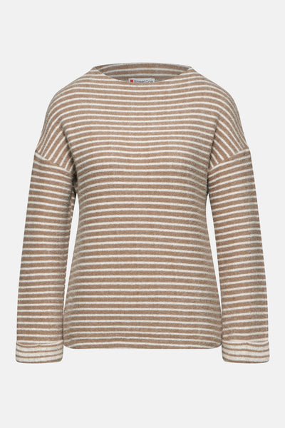 T-shirt (lange mouwen) Beige - STREET ONE