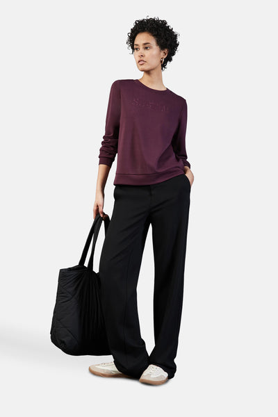 Sweat col rond Rouge - STREET ONE