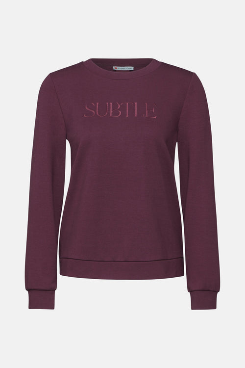 Sweater met ronde hals Rood - STREET ONE