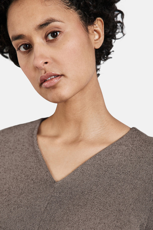 Top (lange mouwen) Bruin - STREET ONE