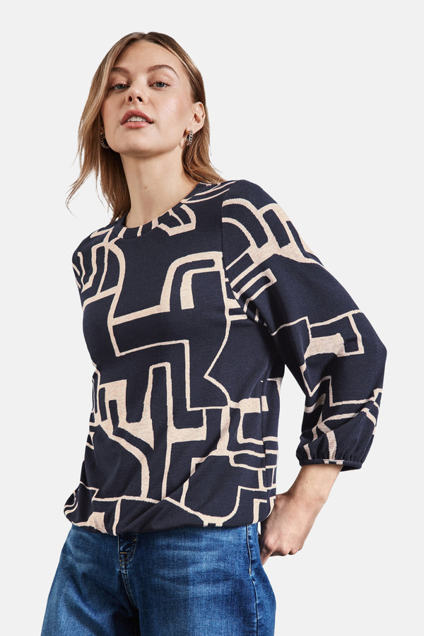 T-shirt (manches longues) Multicolore - STREET ONE