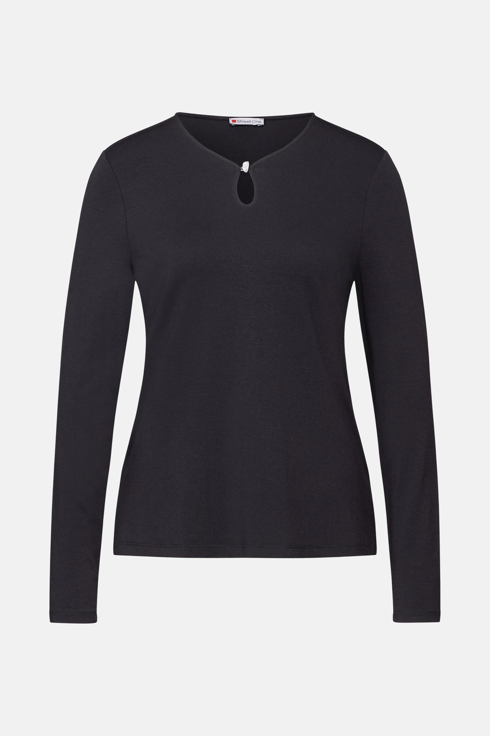 Top uni manches longues Bleu - STREET ONE