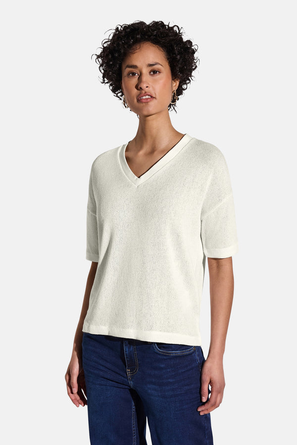 T-shirt Blanc - STREET ONE