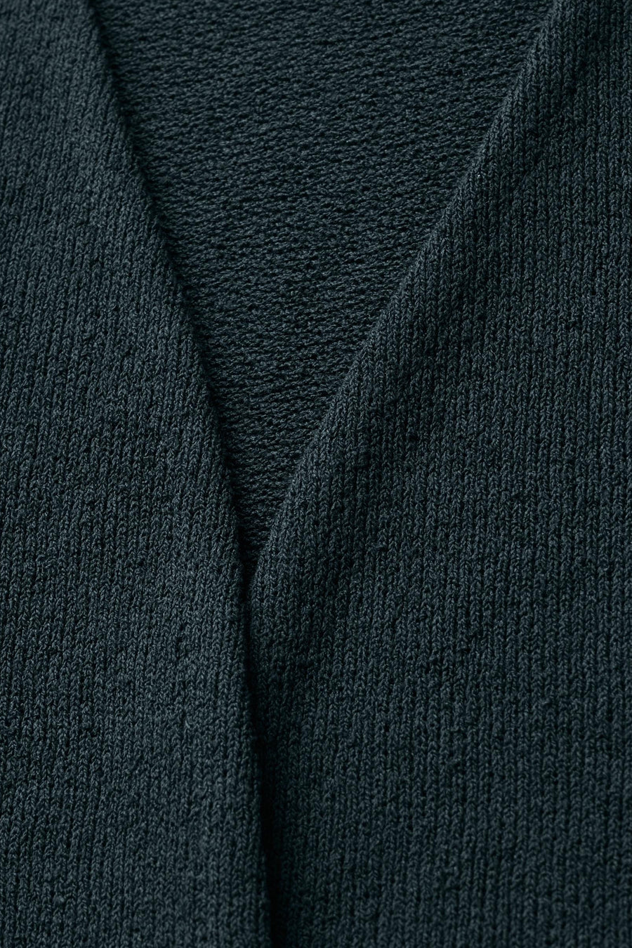 Gilet vert par Street One en maille texturée avec un col croisé.