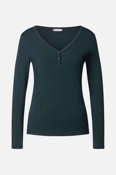 Top (lange mouwen) Groen - STREET ONE