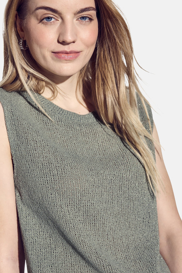 Top (sans manches) Vert - STREET ONE