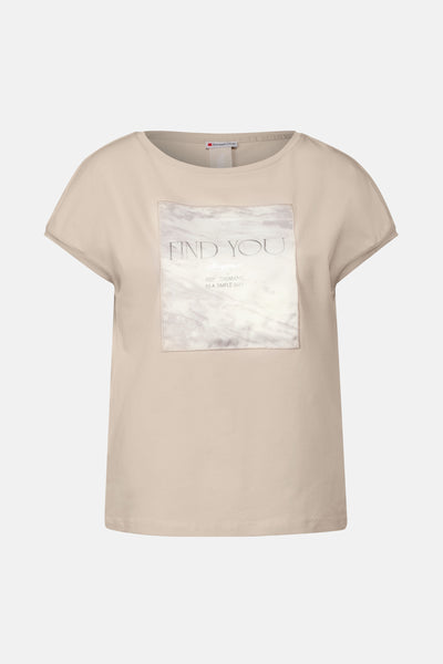 T-shirt (manches courtes) Beige - STREET ONE