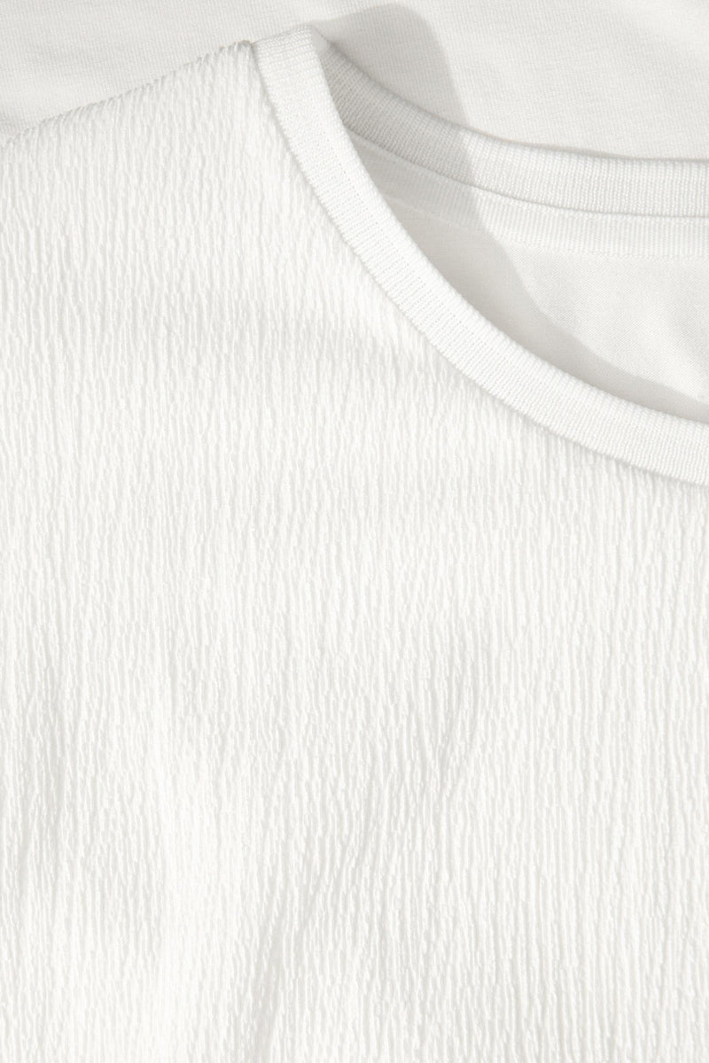 Top (korte mouwen) wit - STREET ONE