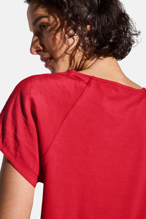 Top (korte mouwen) Rood - STREET ONE